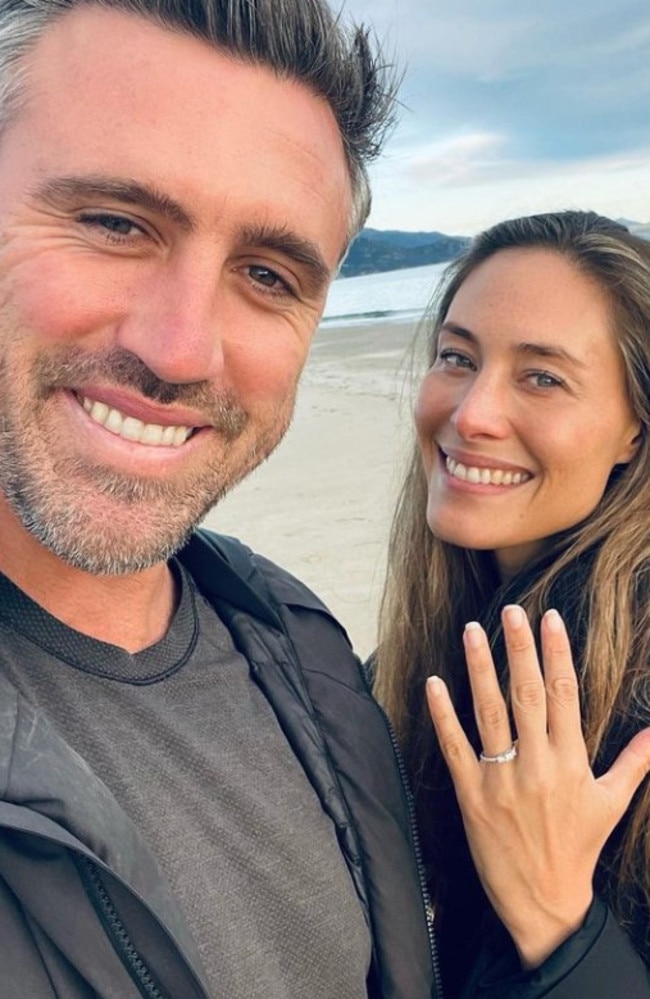 Brittany and Luke got engaged in June last year. Picture: Instagram