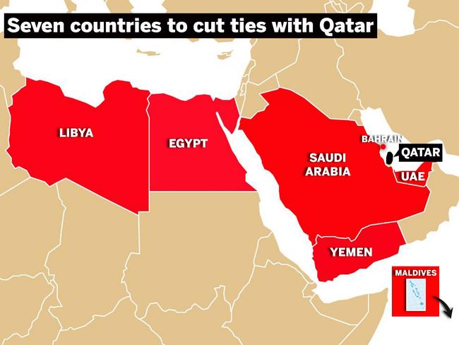 Seven countries sensationally cut diplomatic ties with Qatar this week.