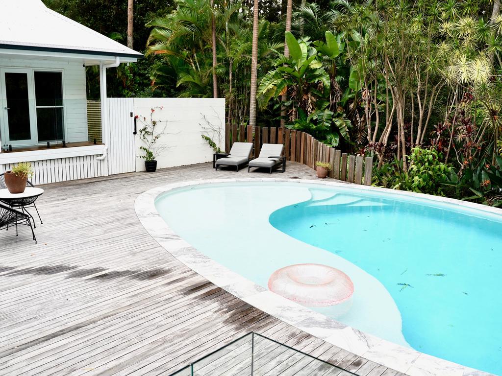 Interior design by Morgan Brady of Pearl Interiors at her Noosa hinterland property. Picture: Katrina Lezaic
