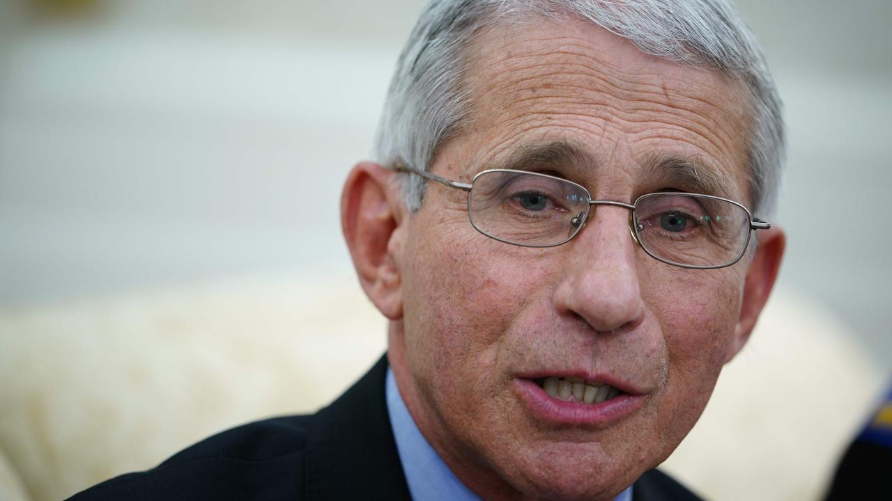 Dr Anthony Fauci warns there could be a surge of COVID-19 cases after the holidays. Picture: Mandel Ngan/AFP