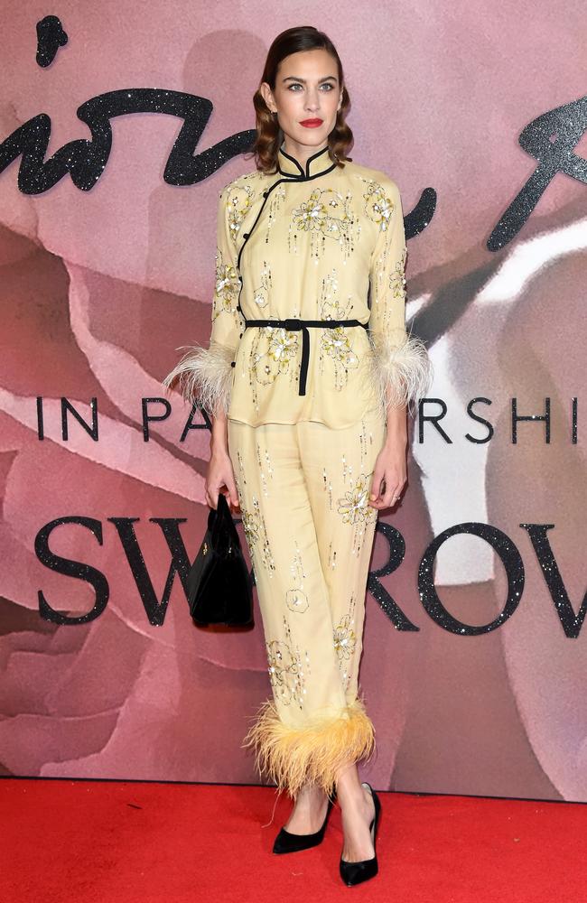 Alexa Chung attends The Fashion Awards 2016 on December 5, 2016 in London, United Kingdom. Picture: Getty