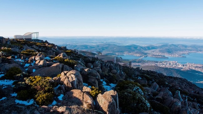 Mt Wellington cable car proposal animation.