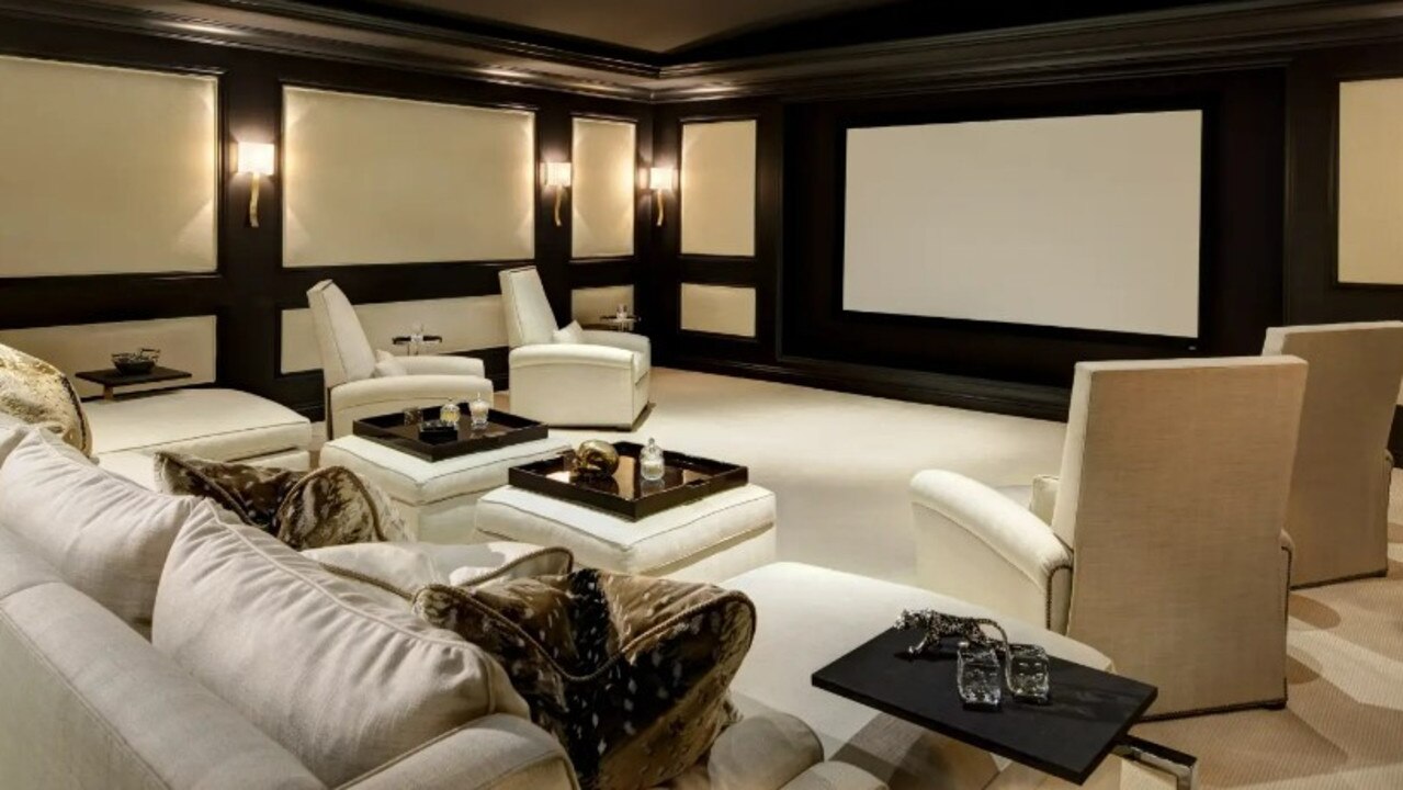 Plenty of space for a movie night in your home theatre. Picture: MLS/Realtor via Sotheby’s International Realty