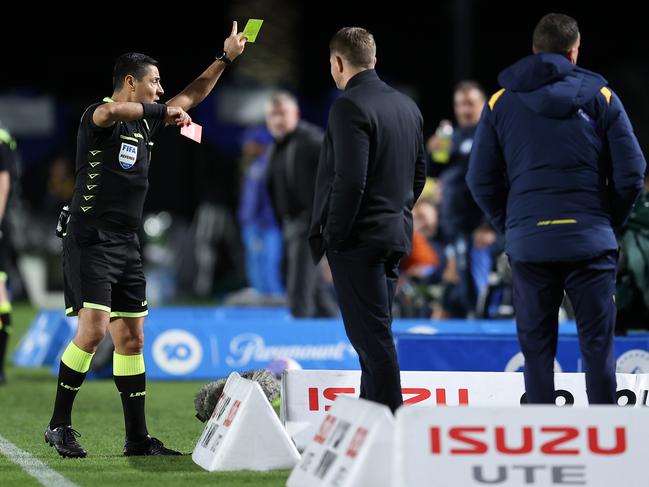 The middle finger from Schofield wasn’t directed at the fans. Picture: Getty Images