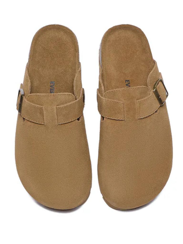 Tarramarra Adjustable Buckled Straps Slip-on Flat Sandal Slides. Picture: Ugg Express