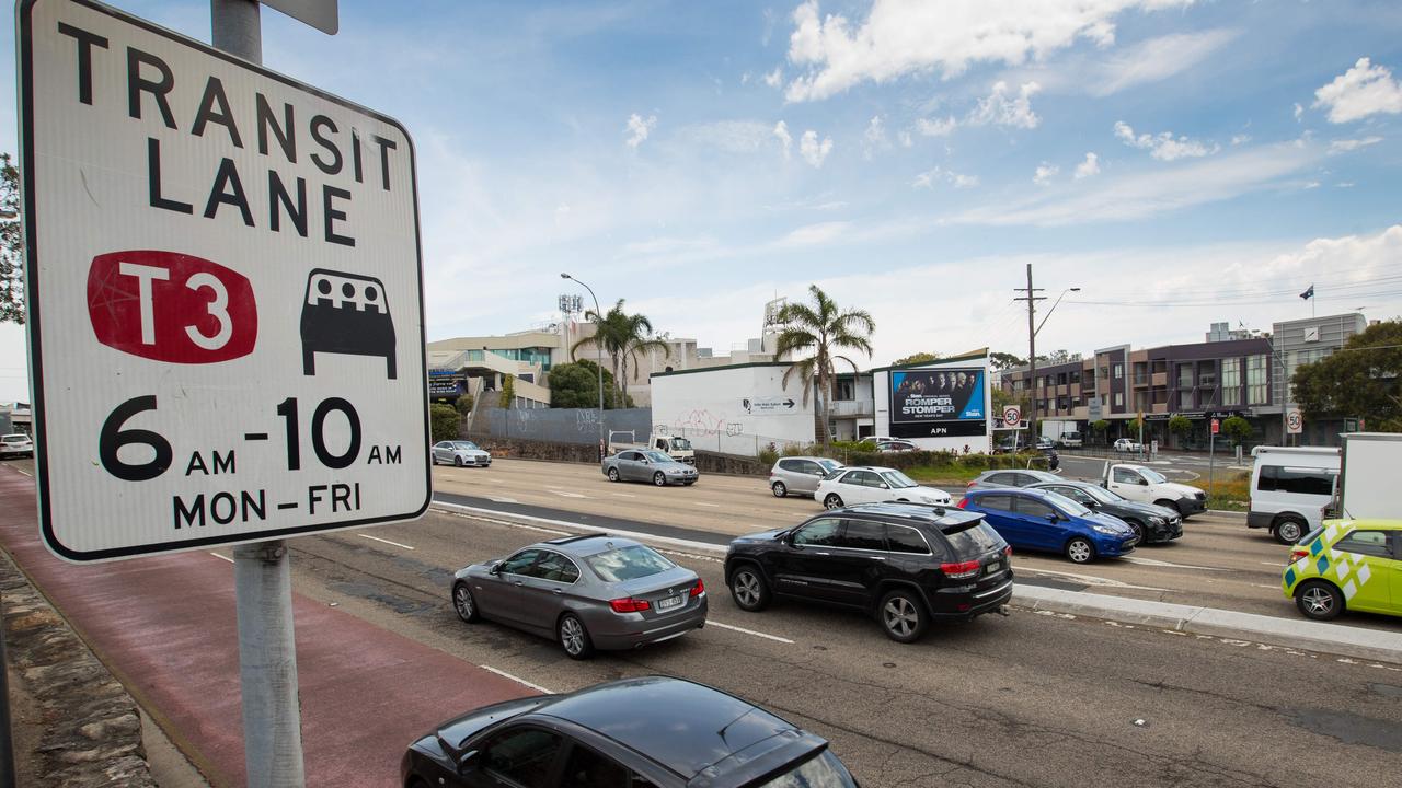 Transit lanes are already in place on many roads in an attempt to increase capacity. Picture: Julian Andrews/AAP