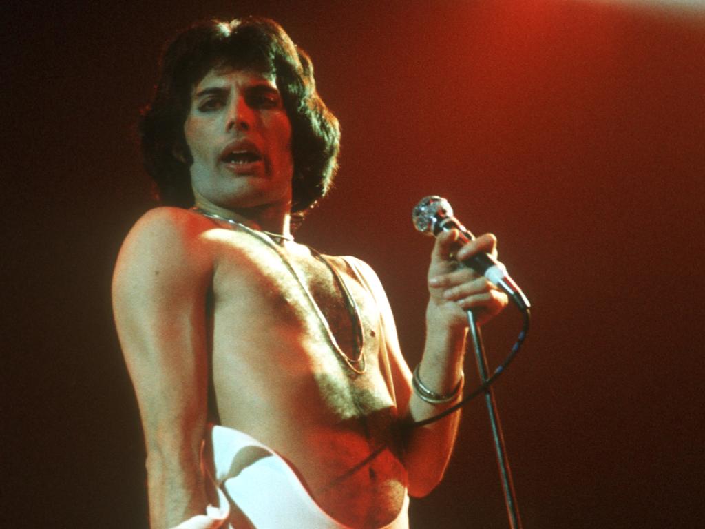 Freddie Mercury in the 1970s. Picture: Michael Ochs Archives/Getty Images