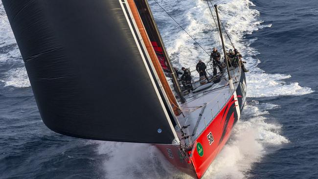 27-12-17 - Day two of the Sydney to Hobart yachts off the coast of Tasmania. LDV COMANCHE, Sail n: 12358, Bow n: 58, Owner: Jim Cooney, Country: NZL , Division: IRC, Design: Guillaume Verdier & Vplp