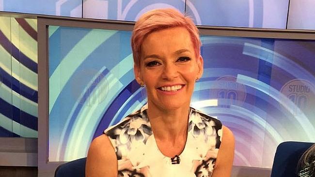 Jessica Rowe shocks with bold pink ‘do