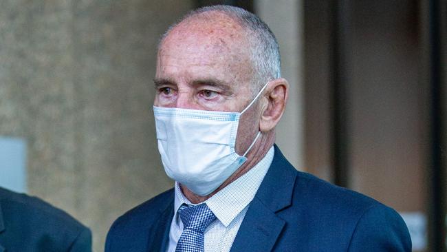 Chris Dawson leaves the Federal Court in Sydney on Friday. Picture: NCA NewsWire/Christian Gilles