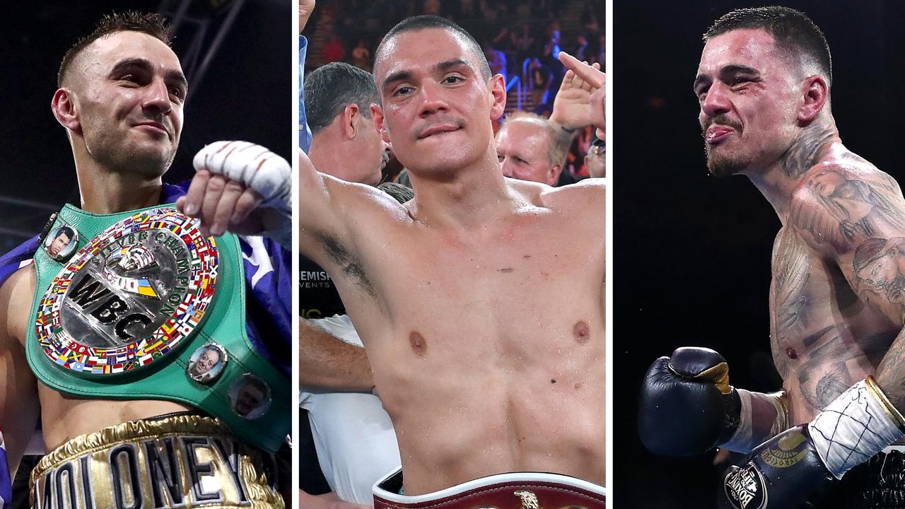 Australian boxing fans could be set for a trio of blockbuster bouts on our shores. Picture: Getty