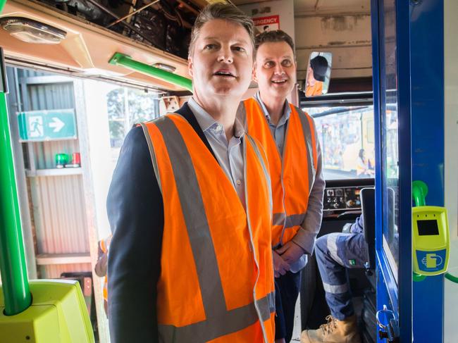 Victoria Minister for Public Transport, Ben Carroll. Picture: NCA NewsWire / Paul Jeffers