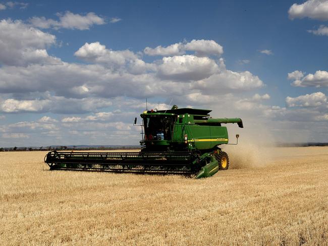 Farms reported a record harvest. Picture: Greg Wood / AFP