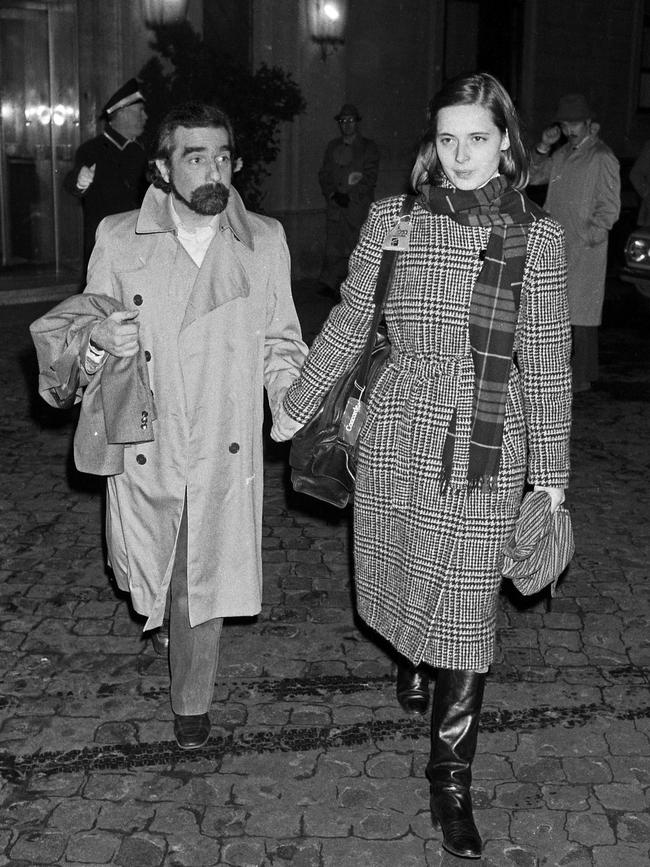 With former husband Martin Scorsese in 1982. Picture: Edoardo Fornaciari/Getty Images