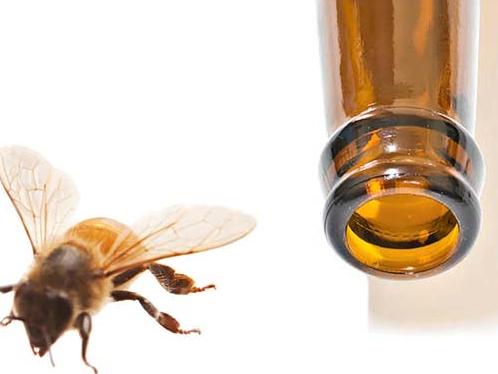 TWAM-20160416 EMBARGO FOR TWAM 16 April 2016 Bottle and bee Pic : iStock