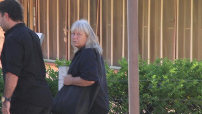 Deborah Lynne Roberts, 55, appeared in Alice Springs Local Court Tuesday, December 3, 2024 charged with the deaths of 71 cattle at the Arid Zone Research Institute in March, 2023. Picture: Gera Kazakov