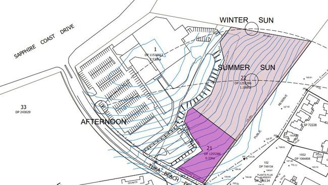 The senior units would sit behind the existing Woolworths if approved.