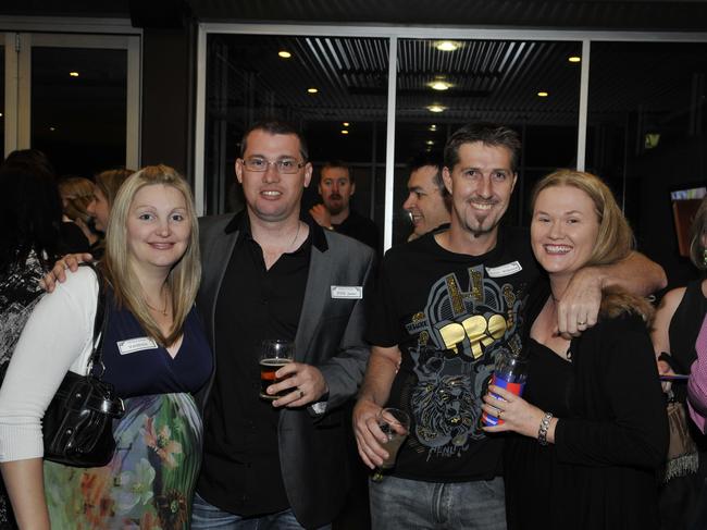 Vanessa and Jesse James, Jason and Alison Wilkinson. Toowoomba State High School Reunion at Middle Ridge Golf Coarse. Photo Dave Noonan / The Chronicle