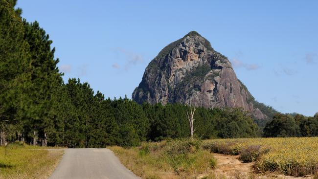 Mount Tibrogargan in the Glass House Mountains.