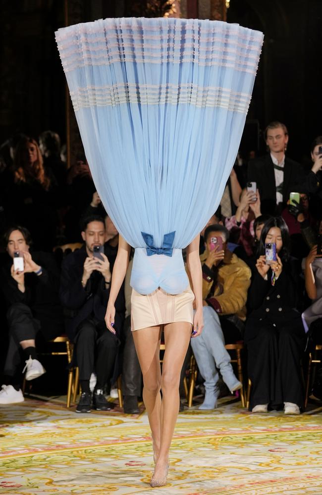 A model walks the runway during the Viktor & Rolf Haute Couture Spring Summer 2023 show as part of Paris Fashion Week. Picture: Francois Durand/Getty Images