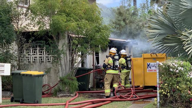 Fire at Deagon on Wednesday morning was suspected to have started in the kitchen of one of the elderly residents.