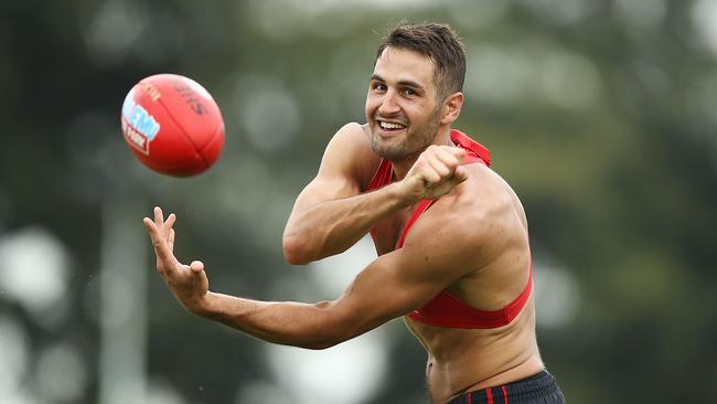 All smiles ... Josh Kennedy is the new Sydney Swans skipper.