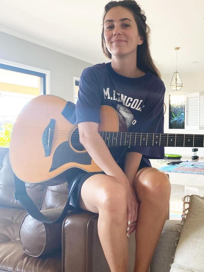 Amy Shark says the<i> November Rain </i>wedding dress is “out of control”. Picture: @amyshark/Instagram