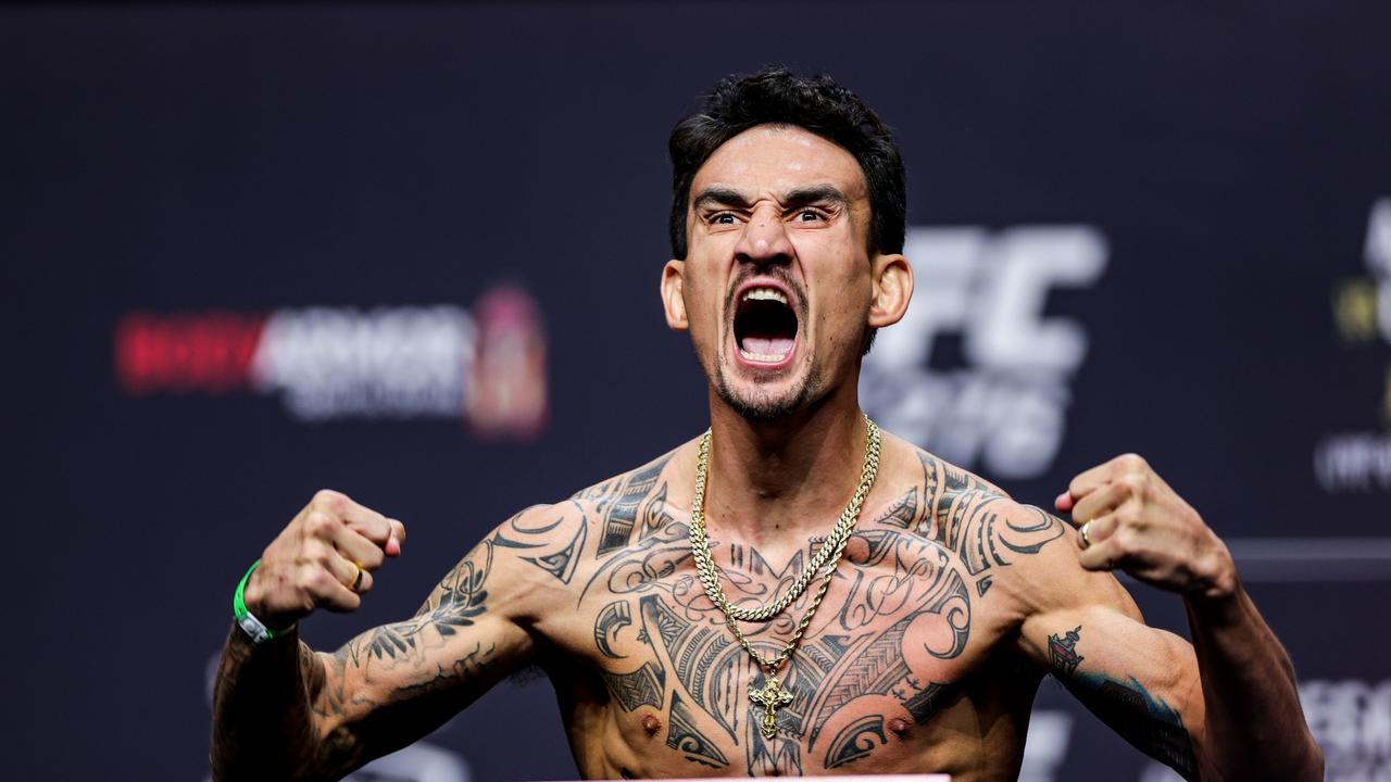 Max Holloway was also fired up. (Photo by Carmen Mandato/Getty Images)