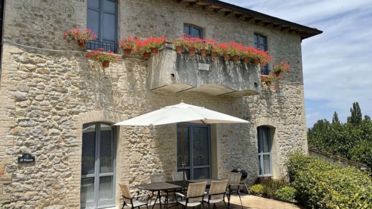 Located 30km from the city of Perugia and its airport in Italy, this three-bedroom house has a $660,999 price tag. There’s also an annual $3339 condominium fee owners must pay. Picture: Savills.