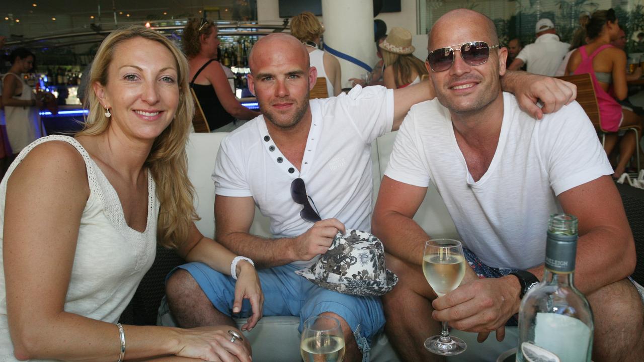 Naomi Marshall, Matthew Fry and Lachlan Hadfield at Cato's on New Year’s Eve in 2011. Photo: Darryn Smith/The Sunshine Coast Daily