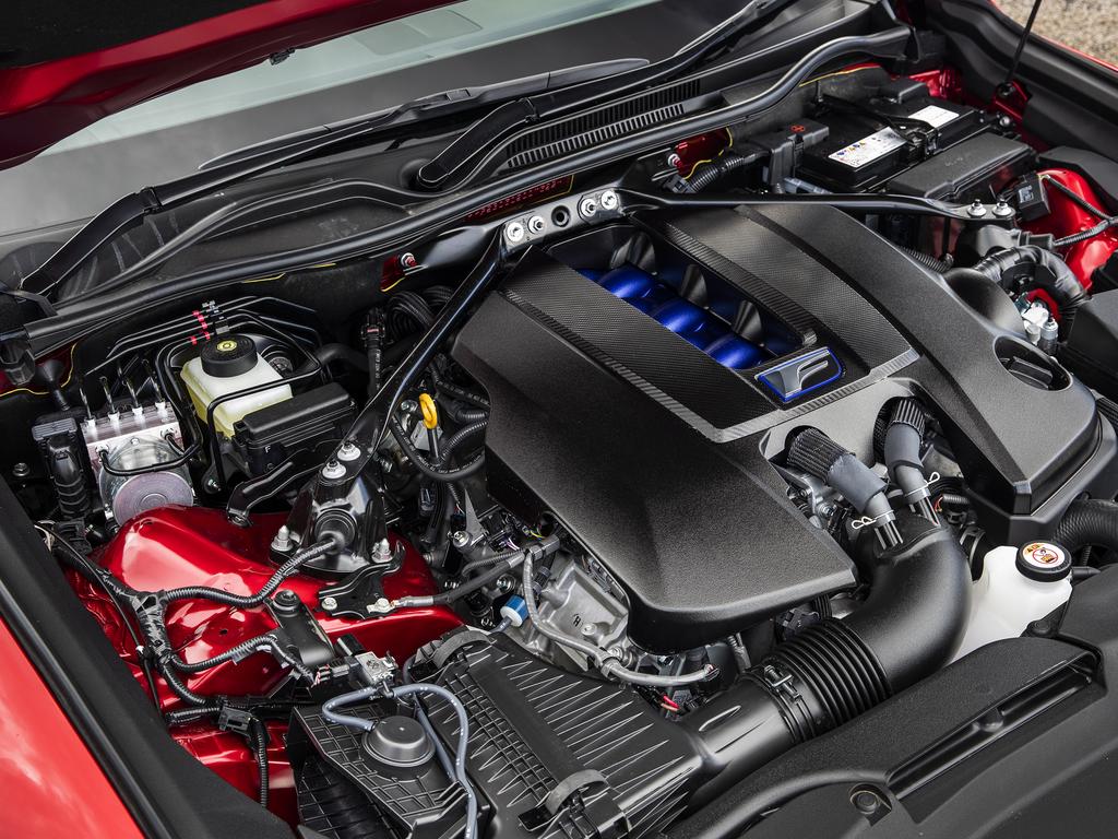 The Lexus has one of the most responsive and sonorous engines.