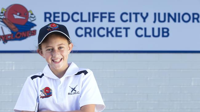 Phoebe Smith has big cricketing goals. Picture: AAP Image/Renae Droop