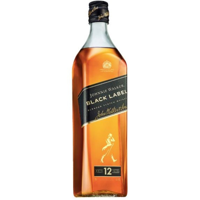 Johnnie Walker Black Label Blended Aged 12 Years Scotch whisky. Picture: Liquorland