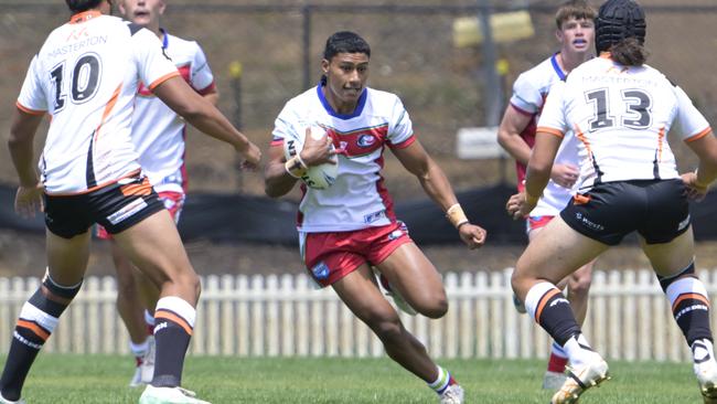 Benjamin Kami scored a hat-trick in Monaro’s big win. Picture: Martin Ollman