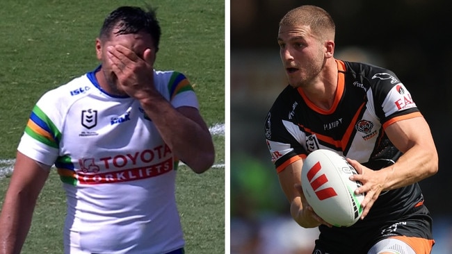 Jordan Rapana faces a nervous wait for a hit on Adam Doueihi.