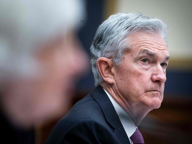 US Federal Reserve Chairman Jerome Powell says supply bottlenecks are “enduring” and stifling global recovery. Picture: AFP