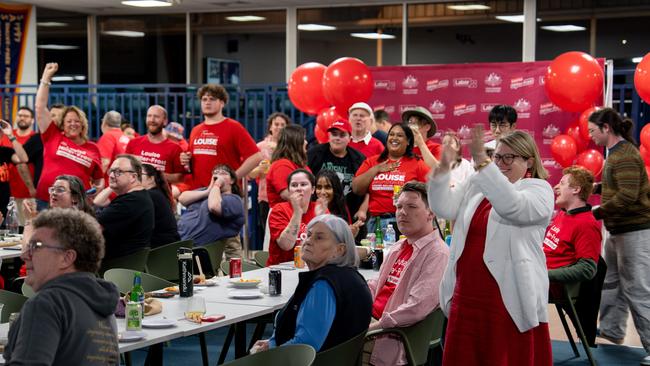 Federal Election in the seat of Boothby, Louise Miller-Frost Election Night Event. Picture: Tim Joy