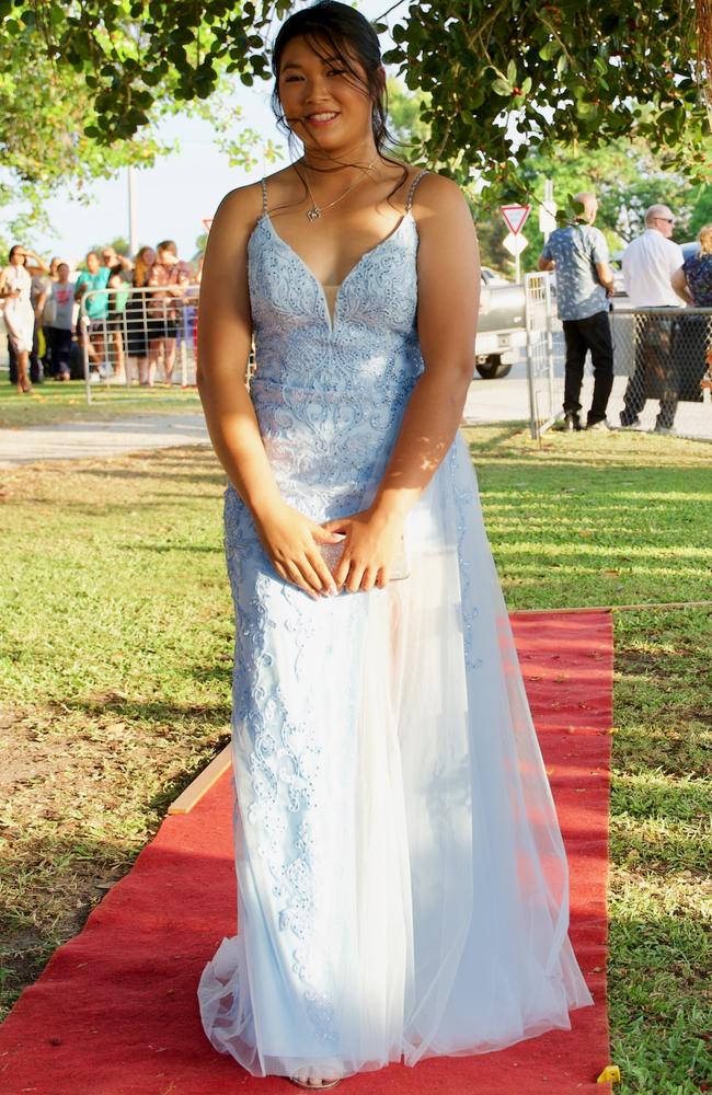 Sarah Pham at the Bowen State High School Year 12 Formal held on Friday, November 18, 2022.
