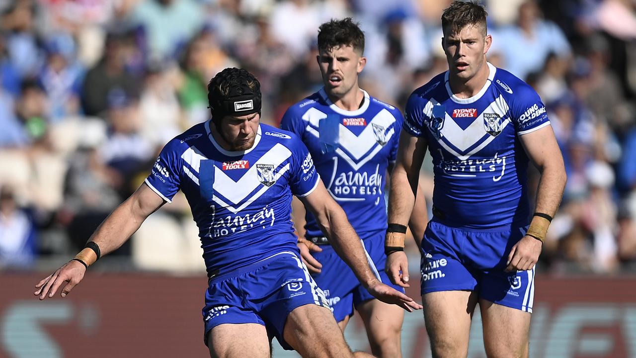 Jamayne Isaako of the Dolphins celebrates a try during the NRL Round 12  match between the Redcliffe Dolphins and the Melbourne Storm at Suncorp  Stadium in Brisbane, Saturday, May 20, 2023. (AAP