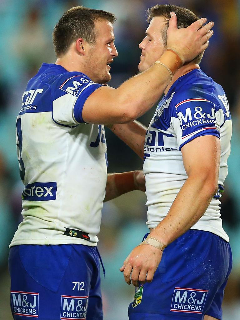 How do you tell Blues twins Brett and Josh Morris apart when they emerge  from the same room?