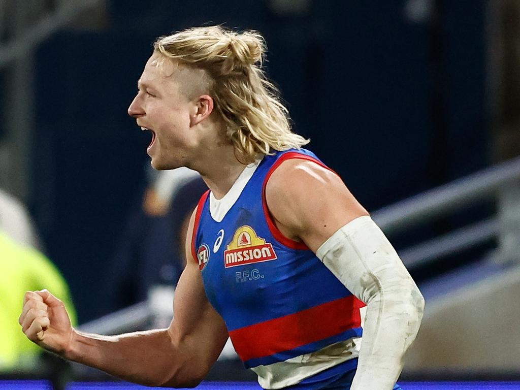 Weightman will play a vital role in the Dogs’ push for finals. (Photo by Michael Willson/AFL Photos via Getty Images)