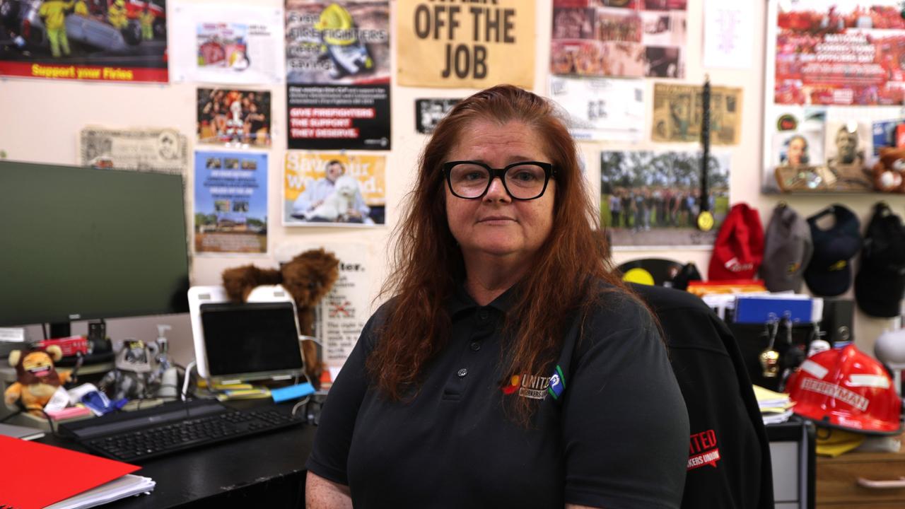 United Workers Union NT secretary Erina Early in the union office on Wood St, Darwin on December 31, 2024. Picture: Zizi Averill.