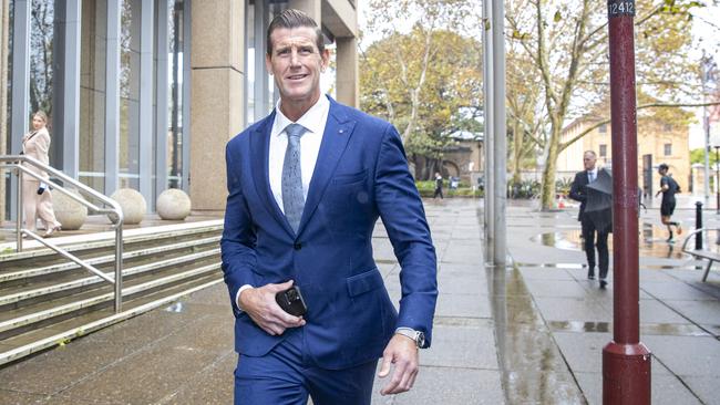 Former SAS corporal Ben Roberts-Smith outside the Federal Court in Sydney last week. Picture: Christian Gilles / NewsWire