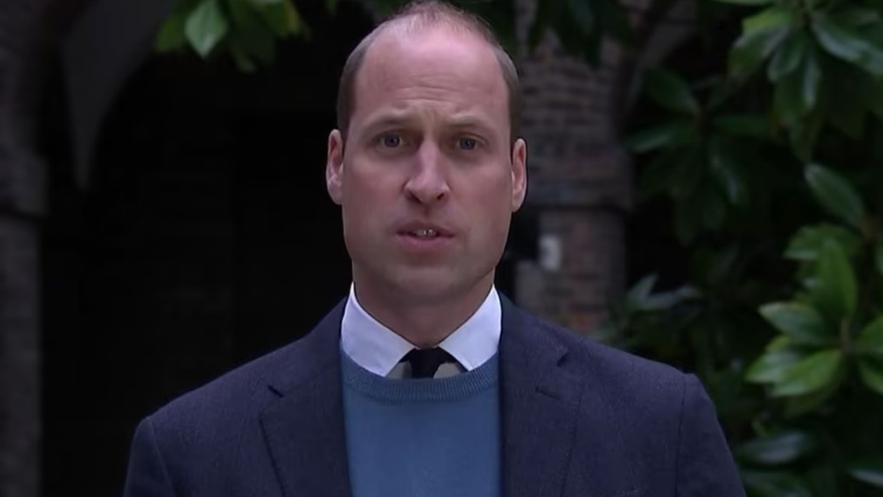 Prince William released a video statement about Princess Diana’s Panorama interview on the BBC. Picture: KensingtonRoyal/Twitter