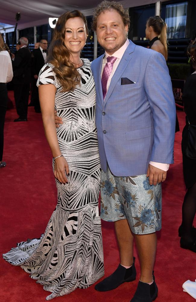 The Block contestants Jess and Ayden at the 58th annual Logie Awards.. PICTURE: JASON EDWARDS