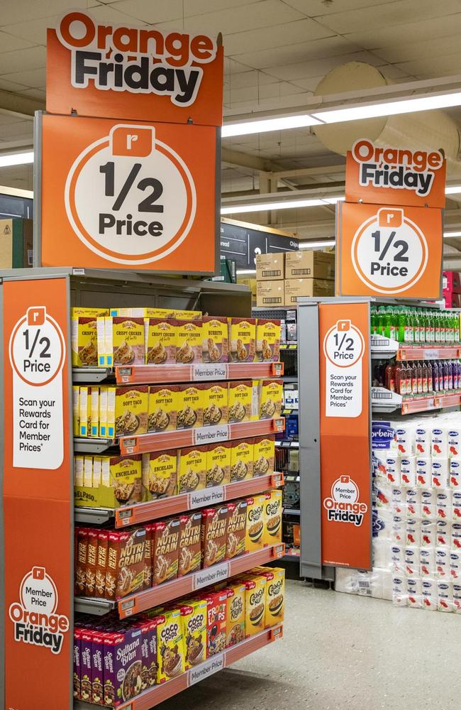 Orange Friday is billed as Everyday Rewards’ biggest sale of the year. Picture: Dallas Kilponen/Woolworths