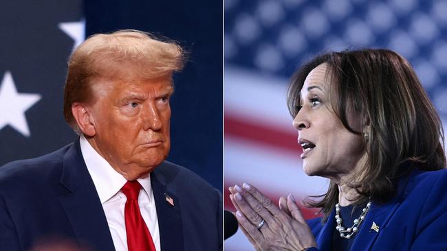 US presidential candidates Donald Trump and Kamala Harris are unlikely to have any effect on the future of AUKUS, regardless of who wins. Picture: AFP