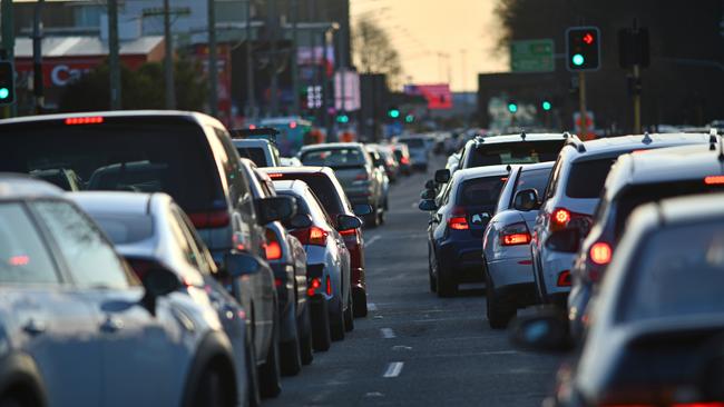 Auto overpopulation is overwhelmingly evident in peak periods when humans do everything they can to shun public transport. Picture: istock