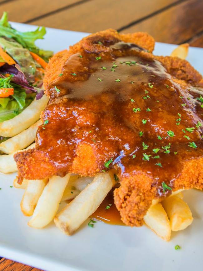 The Seaview Hotel’s schnitty.