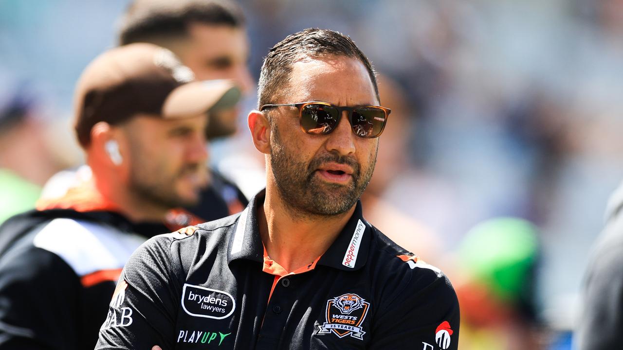 Benji Marshall has had a brutal start to his coaching career, but he has faith in the club’s long-term plans. Picture: Jenny Evans/Getty Images